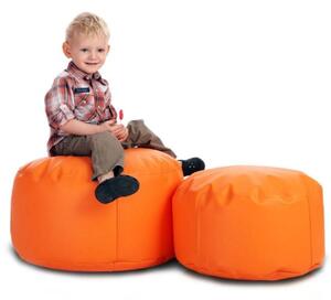 Babzsák Classic sötétnarancssárga 50L-es eco-bőr TiaHome