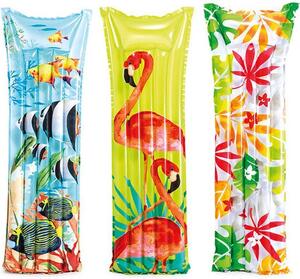 Felfújható matrac Intex® 59720, Fashion, vízbe, vegyes színek, 1,83x0,69 m