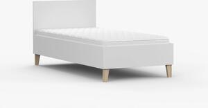 Egyszemélyes ágy 90 cm Figu (fehér)