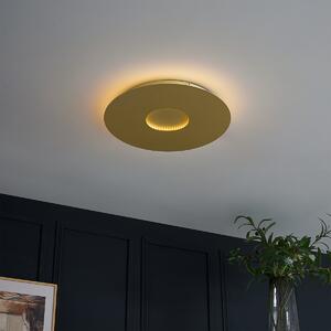 Modern mennyezeti lámpa arany 40 cm LED-del, 3 fokozatban dimmelhető - Morning