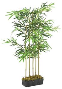 Zöld mű bambuszfa 730 levéllel 120 cm