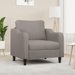 Tópszínű szövet kanapéfotel 60 cm