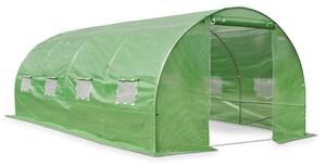 Garden Point 3x6m-es fémvázas fóliasátor, zöld