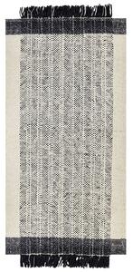 Szőnyeg KETENLI Fehér 80 x 150 cm Gyapjú