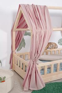 Baldachin a házi ágyhoz Tea - régi rózsaszín Canopy - old pink 200x140 cm