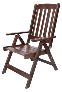 ROJAPLAST ANETA fenyőfából készült lakkozott, összecsukható kerti szék ()
