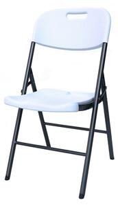 ROJAPLAST összecsukható, hordozható műanyag szék - fehér