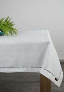 Emily azsúrozott fehér asztalterítő Fehér 145x280 cm