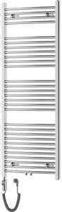 Mexen Ares, elektromos fűtőelem 1500x600 mm + fűtőrúd 600 W, króm, W102-1500-600-2600-01