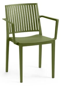 Kerti szék BARS ARMCHAIR oliva zöld