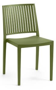 Kerti szék BARS 82 x 46 x 56 cm (ma x sz x mé) oliva zöld