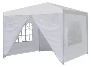 Kerti kereskedelmi pavilon sátor, 3x3 m, 4 fal, fehér, multigarden
