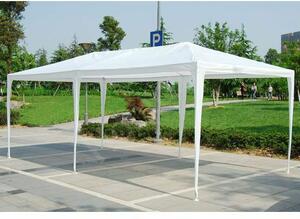 Kerti kereskedelmi pavilon sátor, 3x6 m, 6 fal, fehér, multigarden
