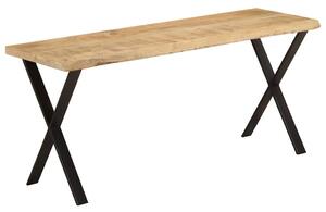 Tömör mangófa pad természetes éllel 105 cm