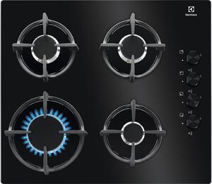 Electrolux KGG6407K beépíthető gáztűzhely 4 égőfejjel