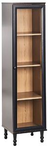Üveges vitrin TINGLEDALE 40 cm Fekete