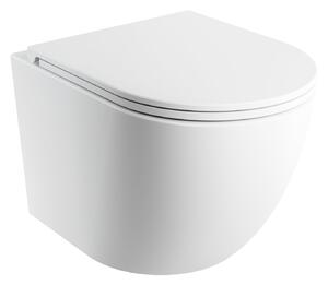 Omnires Ottawa wc csésze lassú záródású ülőkével függesztett igen fehér matt OTTAWASPXMWBM