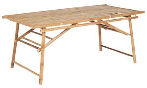 Kerti asztal 180 x 90 cm Keményfa Világos fa árnyalat TINDARI
