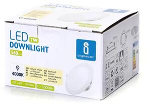 LED beépíthető lámpa Aigostar E5 Downlight 7W természetes fehér (furat:75mm)