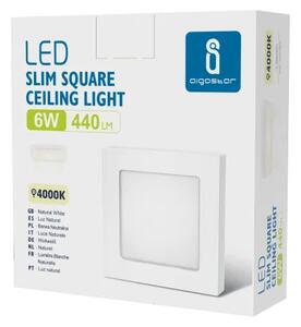 Led lámpa E5 6W négyszögletes természetes fehér