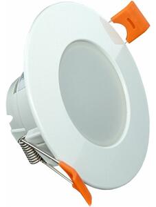 LED beépíthető lámpa kör fehér Kültéri keret 5W Meleg fehér Kültéri