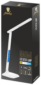 LED Asztali lámpa NAOMI 7W dimmelhető, órák, hőmérő