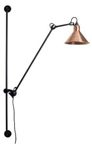 Fali Lámpa Lampe Gras, Fekete, Nappali, Fém, Indusztriális dizájn