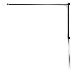 Fali Lámpa Nemo Lighting, dimmable, Fekete, Nappali, Fém