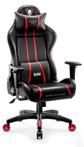Kido by Diablo X-One 2.0 forgatható gamer szék gyerekeknek: fekete-piros