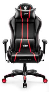 Kido by Diablo X-One 2.0 forgatható gamer szék gyerekeknek: fekete-piros