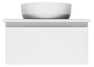 Fürdőszobaszekrény mosdókagyló alatt SAT Evolution 58x30x44,8 cm fehér matt SATEVO60WMD