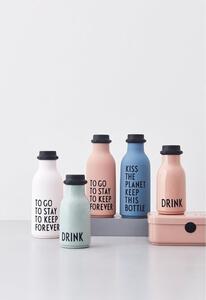 Forever rózsaszín vizes palack, 500 ml - Design Letters
