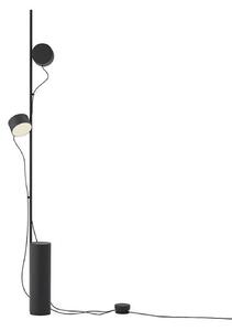 Állólámpa Muuto, dimmable, Fekete, Nappali, Fém