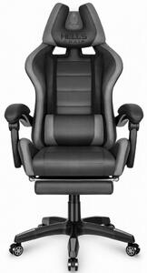 HC-1039 Gamer szék Gray-Black Mesh