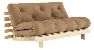 Barna kinyitható kanapé 160 cm Roots - Karup Design