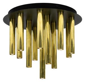 Fekete-aranszínű mennyezeti lámpa fém búrával 35x29 cm Gocce - Markslöjd