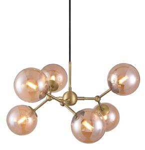 Függőlámpa Halo Design, Arany / Sárgaréz, Étkező, Fém