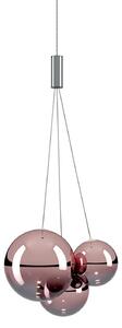 Függőlámpa Lodes, dimmable, Rózsaszín / Rosé, Étkező, Üveg