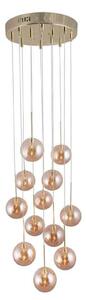 Függőlámpa Globen Lighting, Narancs, Nappali, Fém