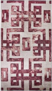 Piros-bézs színű szőnyeg 80x50 cm - Vitaus