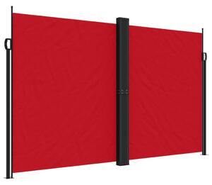 VidaXL piros behúzható oldalsó napellenző 200 x 1000 cm