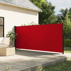 VidaXL piros behúzható oldalsó napellenző 160 x 300 cm