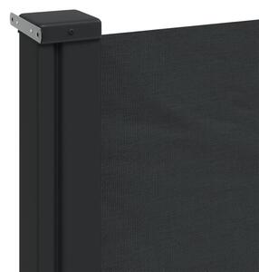 VidaXL fekete behúzható oldalsó napellenző 100 x 300 cm