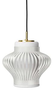 Függőlámpa Warm Nordic, Opal Lamella, dimmable, Fehér, Étkező, Fém, Vintage