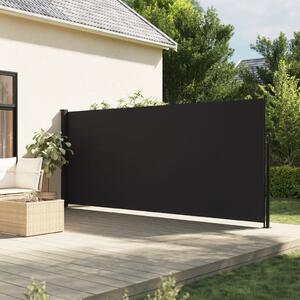 VidaXL fekete kihúzható oldalsó napellenző 170 x 300 cm