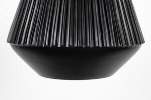 Fekete függőlámpa fém búrával ø 26 cm Aysa - White Label
