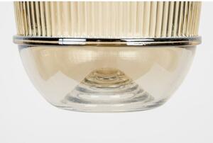 Aranyszínű függőlámpa üveg búrával ø 12 cm Robin - White Label