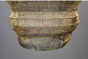 Aranyszínű függőlámpa fém búrával 52x52 cm Luca - Dutchbone