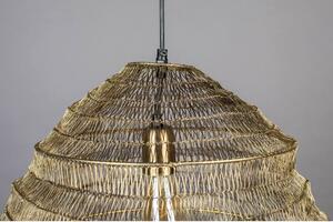 Aranyszínű függőlámpa fém búrával 52x52 cm Luca - Dutchbone