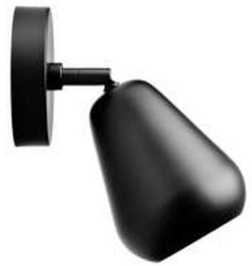 Fali Lámpa Nuura Aps, Anoli Spot, dimmable, Fekete, Nappali, Fém, Skandináv
